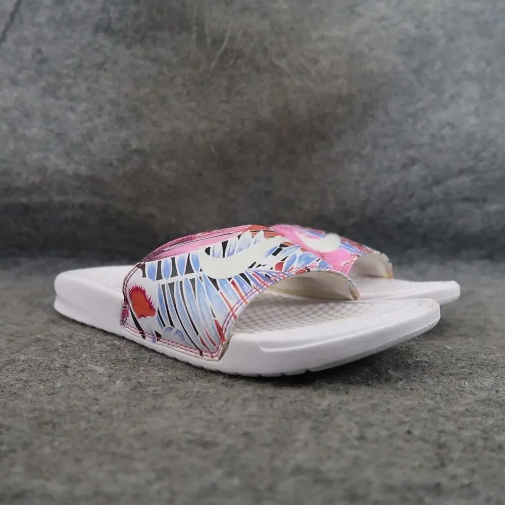 Nike Shoes Womens 6 Sandal Slide Benassi Print Logo Colorful Comfort Casual Flat